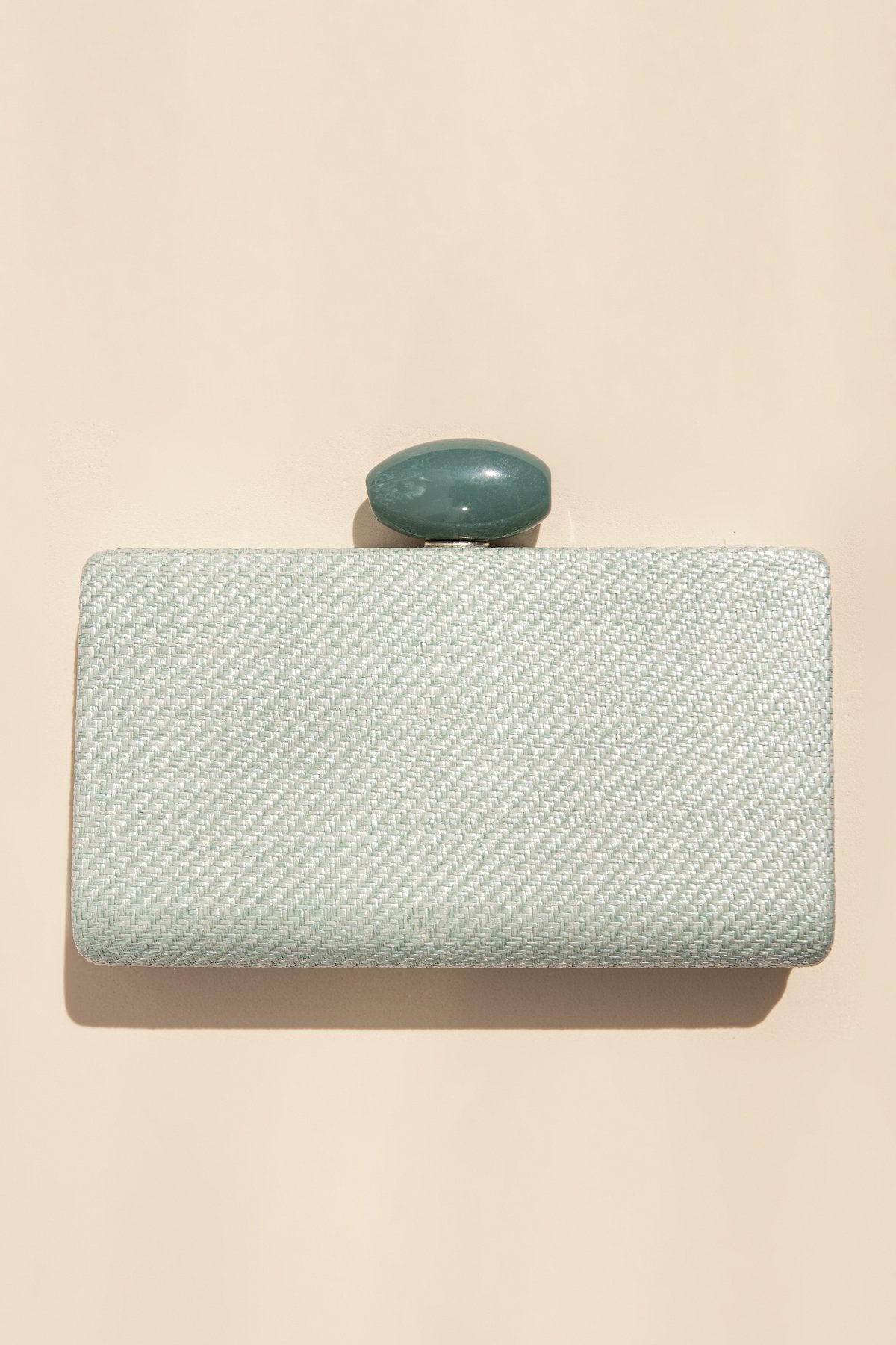 Clutch Hueso Rafia Light Mint · Ipanema · - Bruna