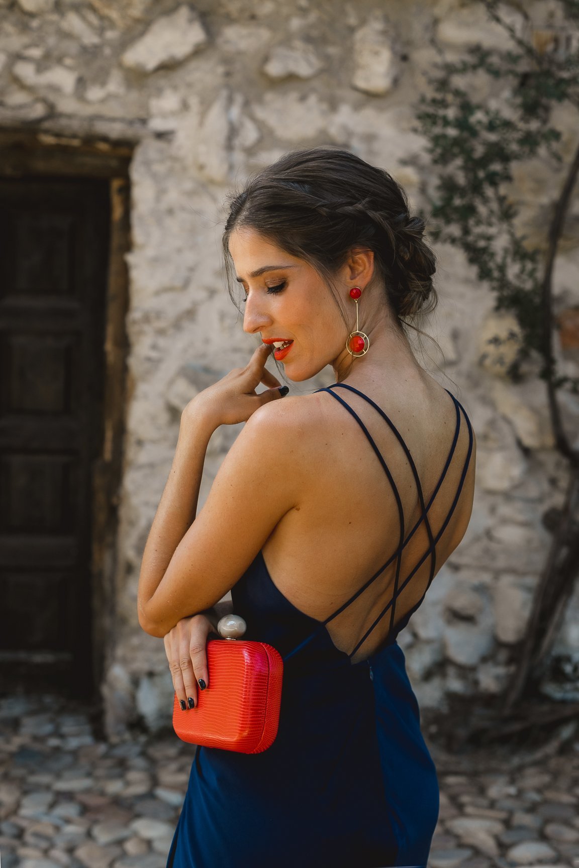 Clutch Hueso Snake Coral · Ipanema · - Bruna