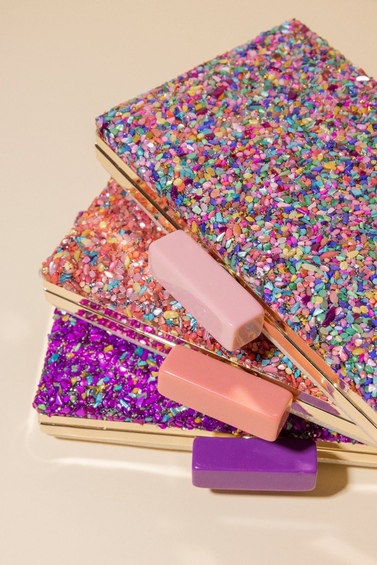Clutch Stones Purple · Alegoria · - Bruna