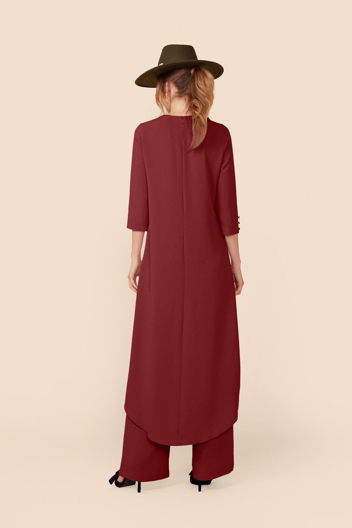 Conjunto Top + Pantalon Doris Merlot · Alegoria · - Bruna