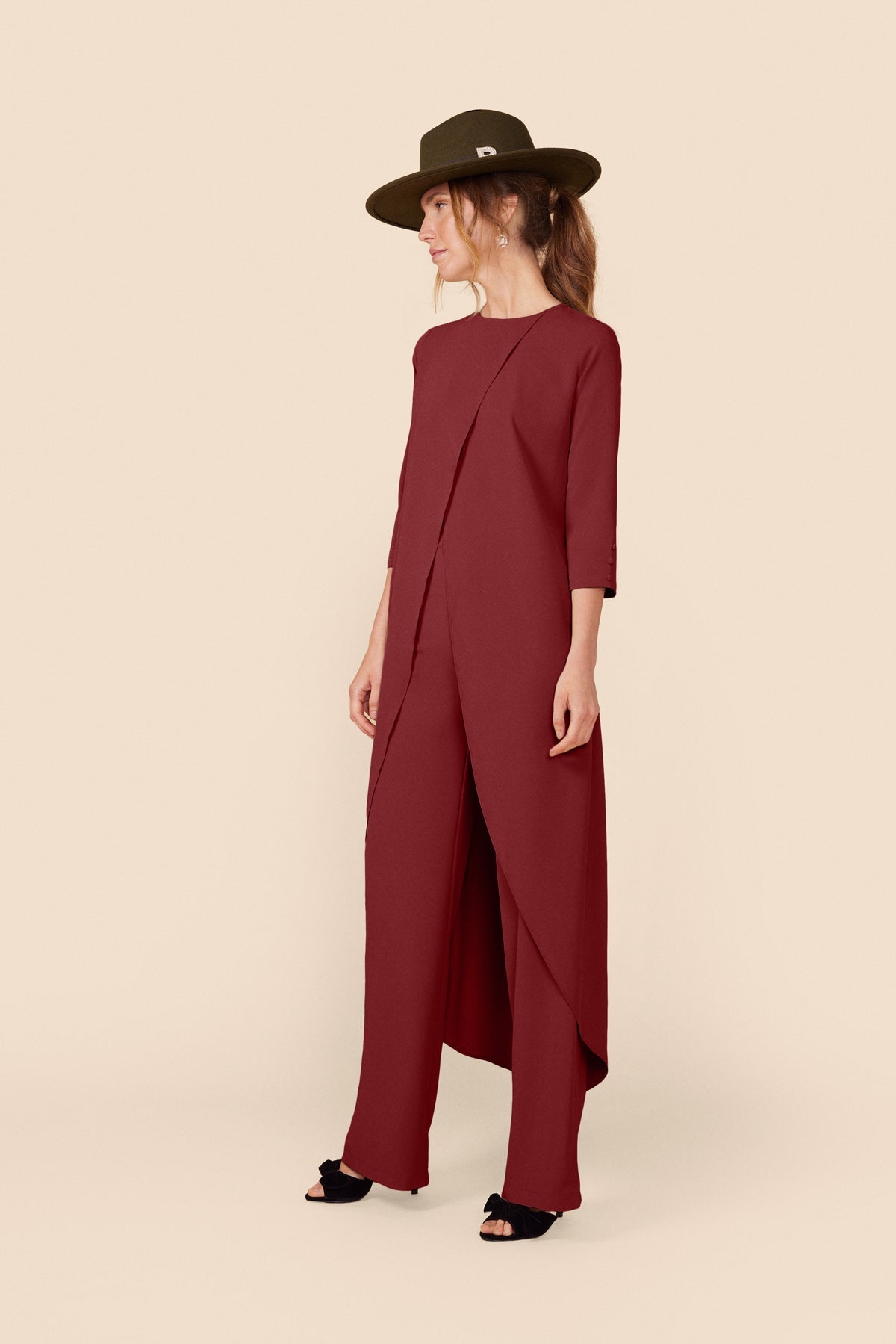 Conjunto Top + Pantalon Doris Merlot · Alegoria · - Bruna