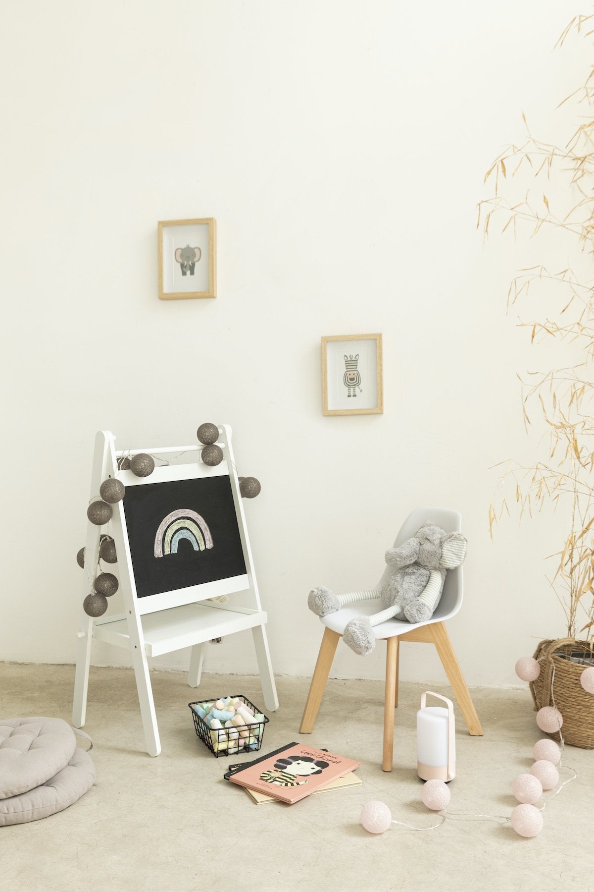 Lampara LED Push Gris · Deco · - Bruna