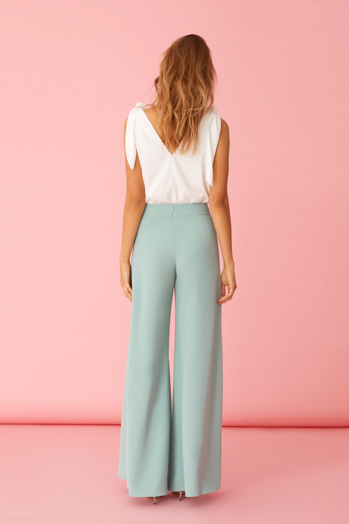 Pantalon Lyn Verde · Pretty in Pink · - Bruna