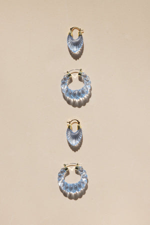 Pendientes Glossy Lola Blue · Wisteria · – Bruna