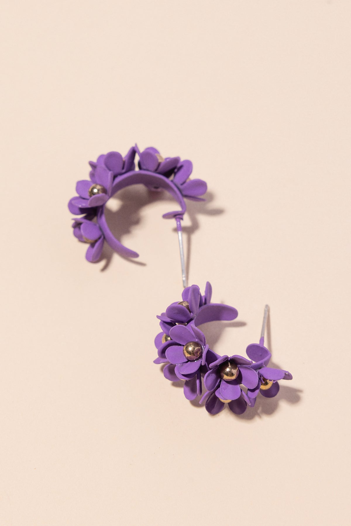 Pendientes Purple Daisies · Le Jardin · - Bruna