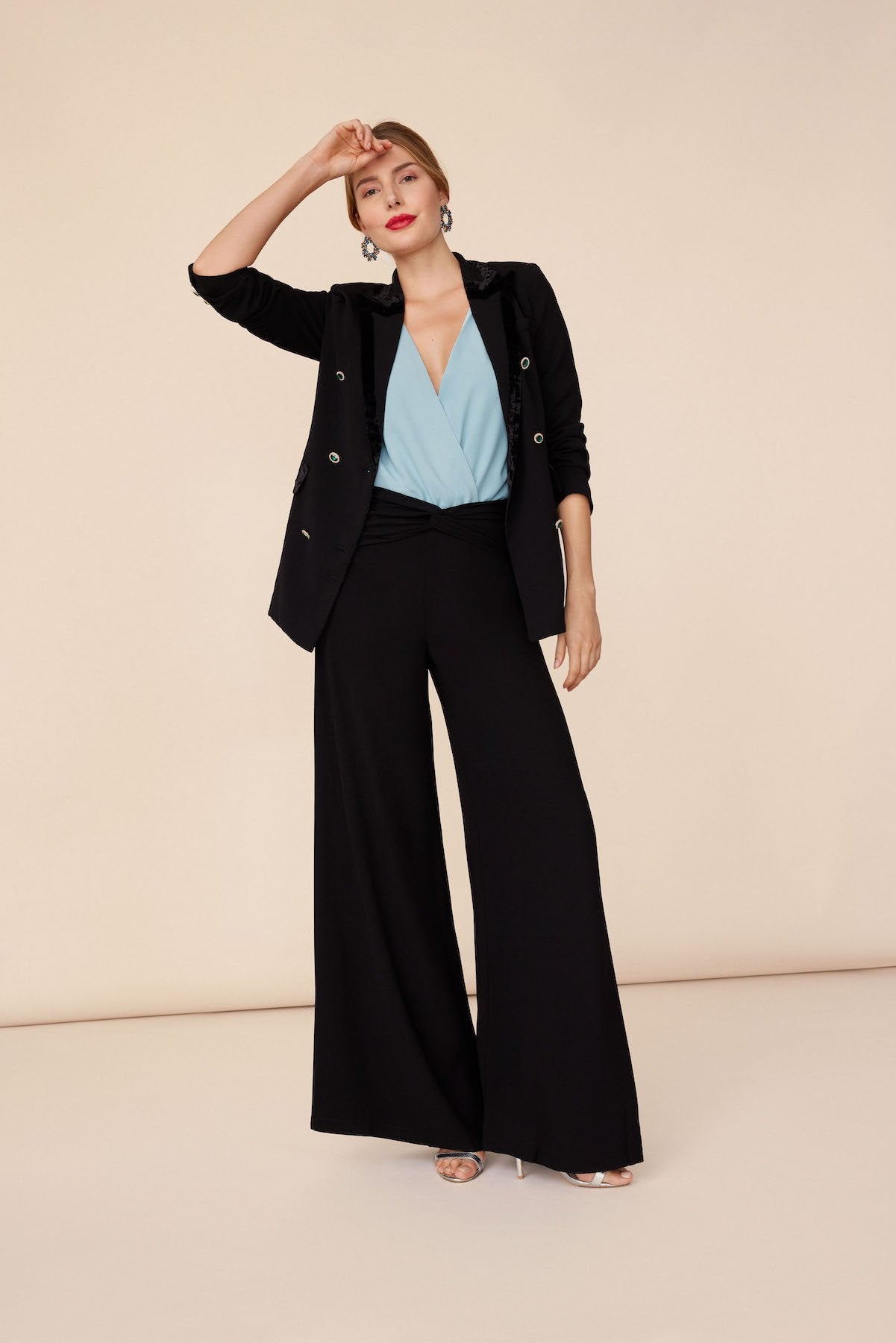 Traje Chaqueta Alfonsine + Pantalon Mai Negro · L´Avenue · - Bruna