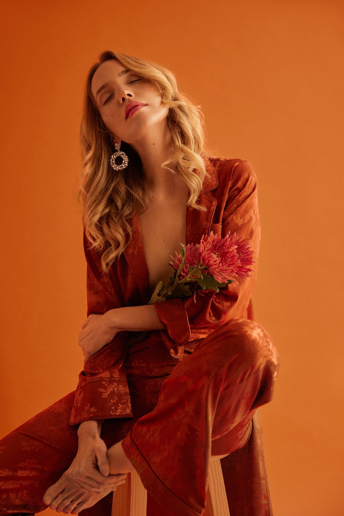 Traje Chaqueta Arissa + Pantalon Kumi Rust · Wisteria · - Bruna