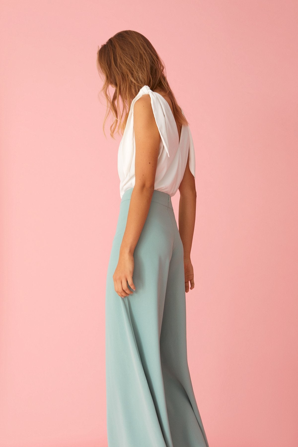 Traje Chaqueta Cornelia & Pantalon Lyn Verde · Pretty in Pink · - Bruna