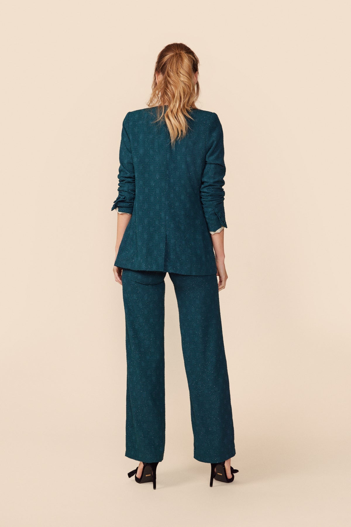 Traje Chaqueta Pia + Pantalon Lucy Jacquard · Alegoria · - Bruna