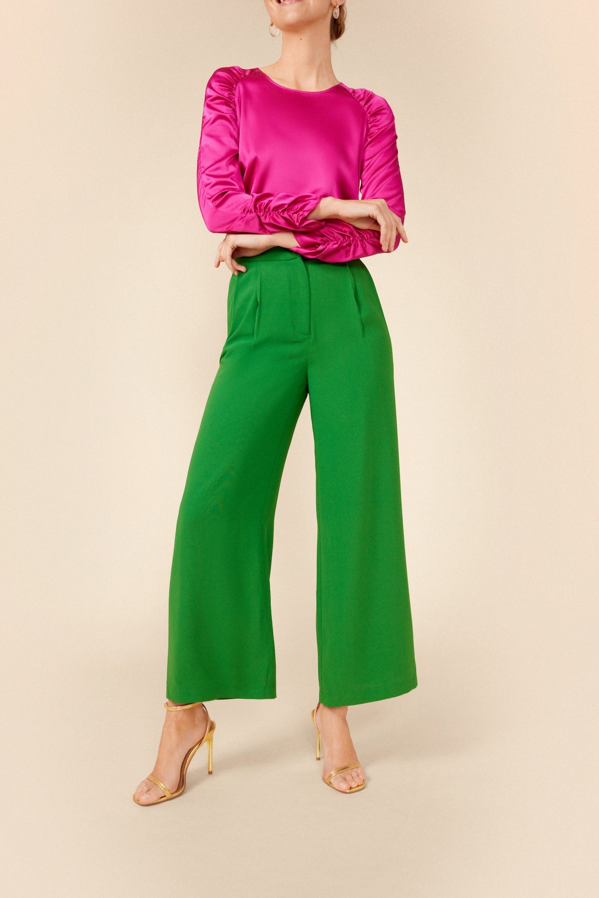 Traje de Chaqueta Bibi + Pantalon Libi Esmeralda · Hamptons · - Bruna