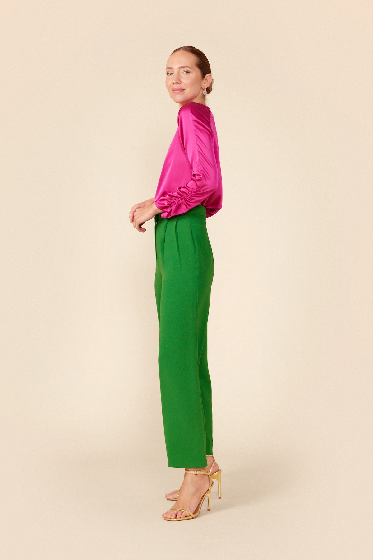 Traje de Chaqueta Bibi + Pantalon Libi Esmeralda · Hamptons · - Bruna