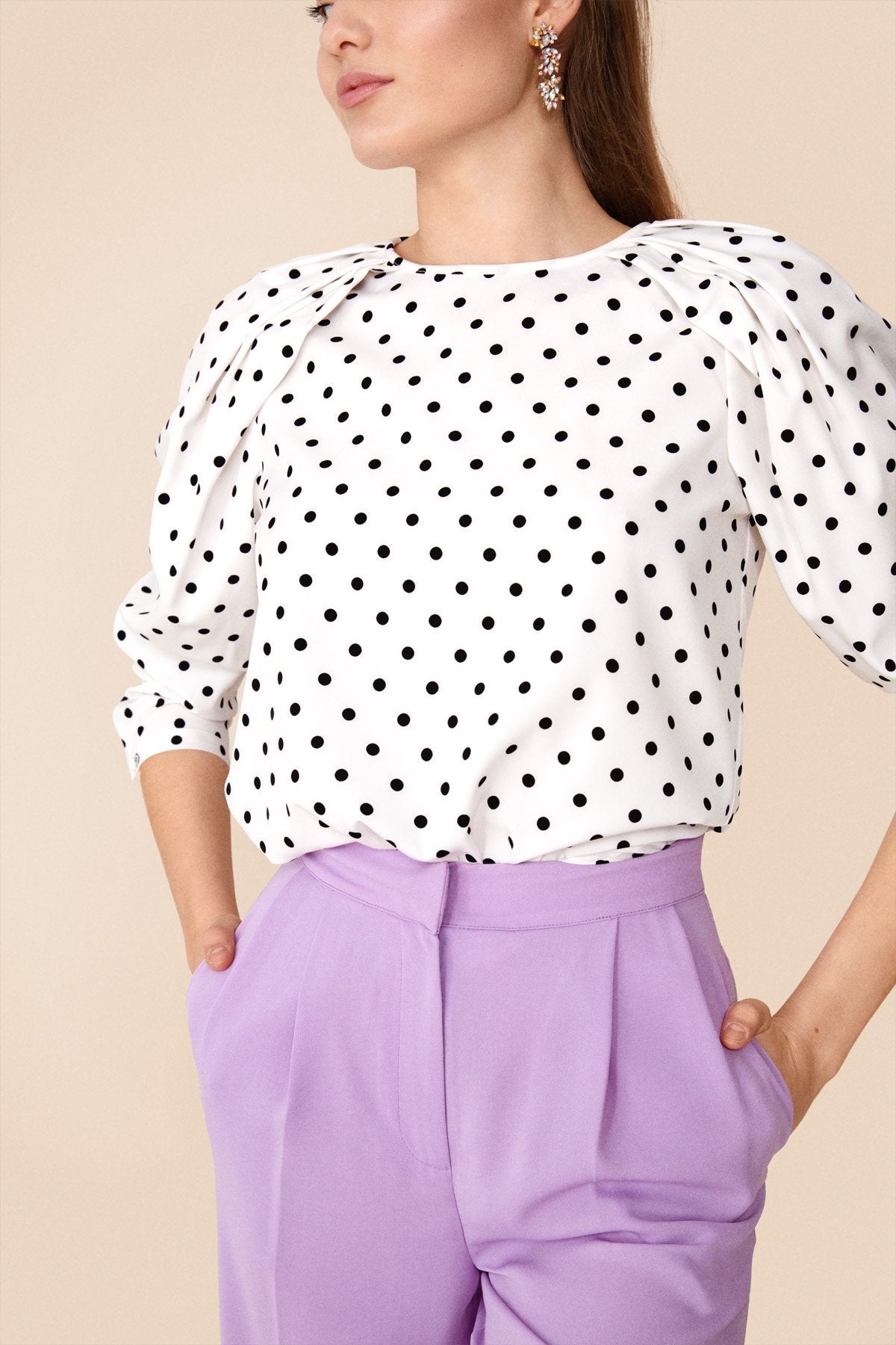 Traje de Chaqueta Bibiana + Pantalon Libi Malva · Rivera · - Bruna