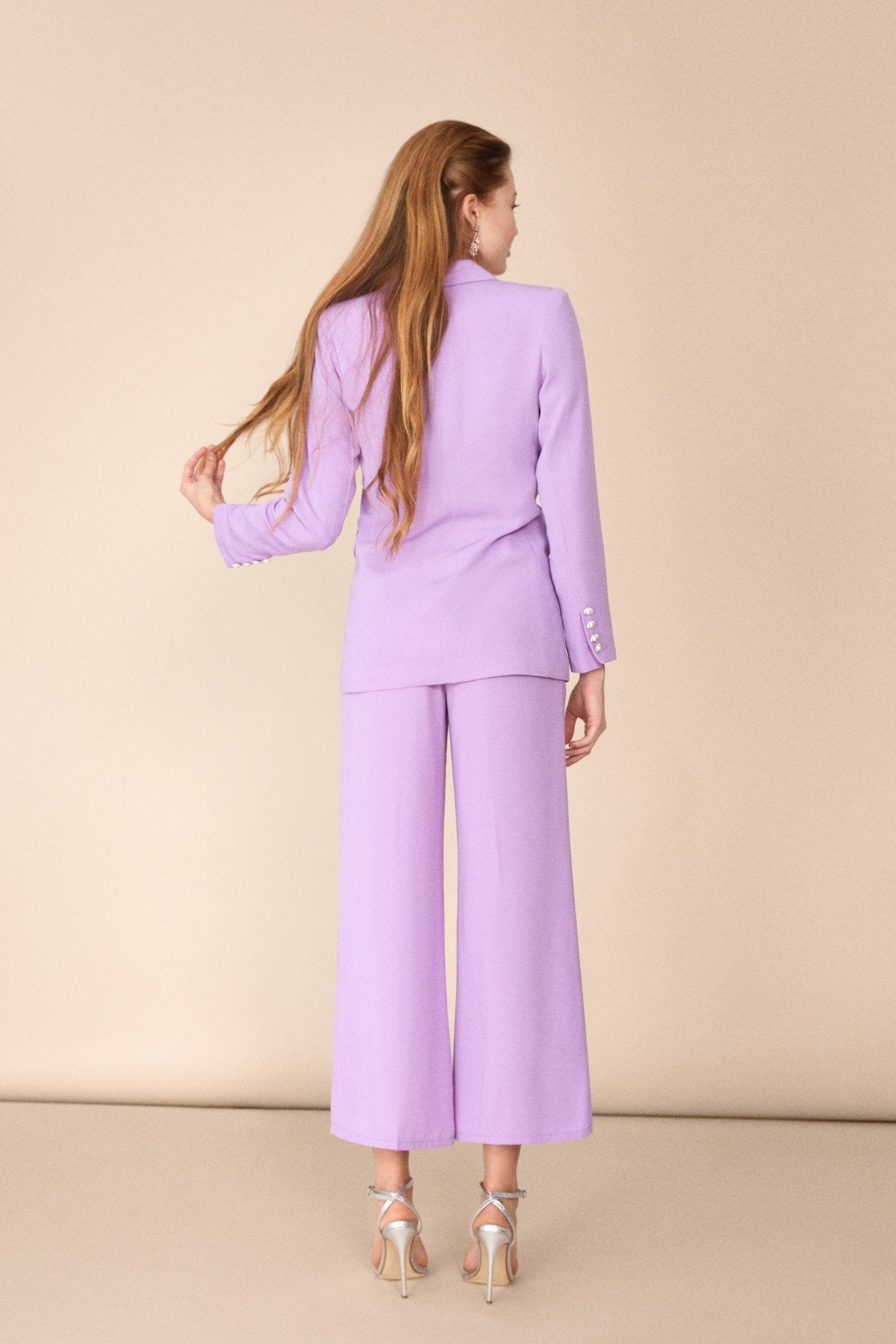 Traje de Chaqueta Bibiana + Pantalon Libi Malva · Rivera · - Bruna