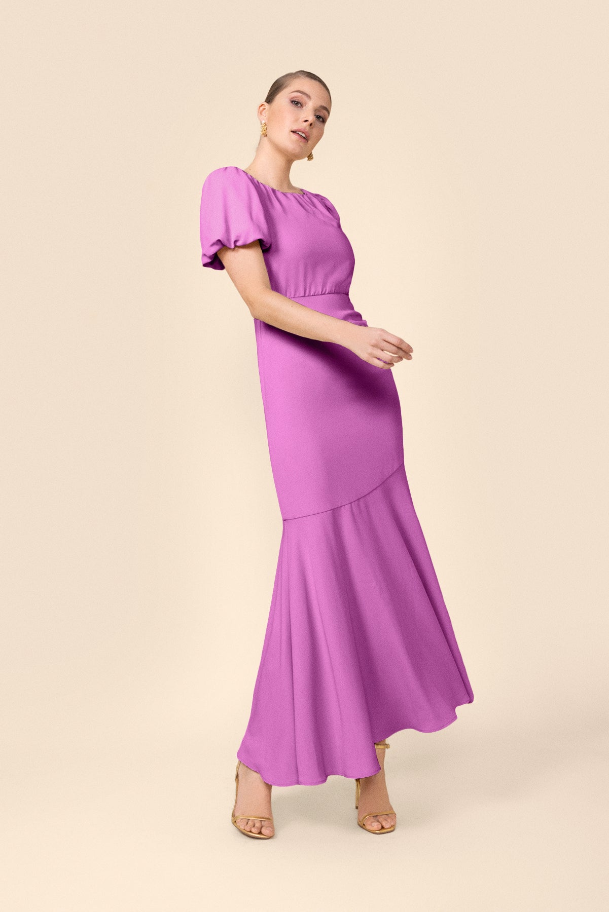 Vestido Aurora Mauve · Le Jardin · - Bruna