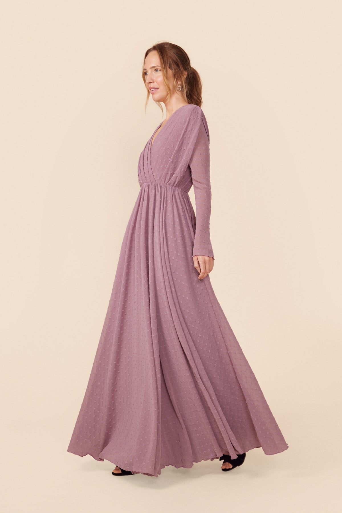Vestido Bella Mauve · Alegoria · - Bruna