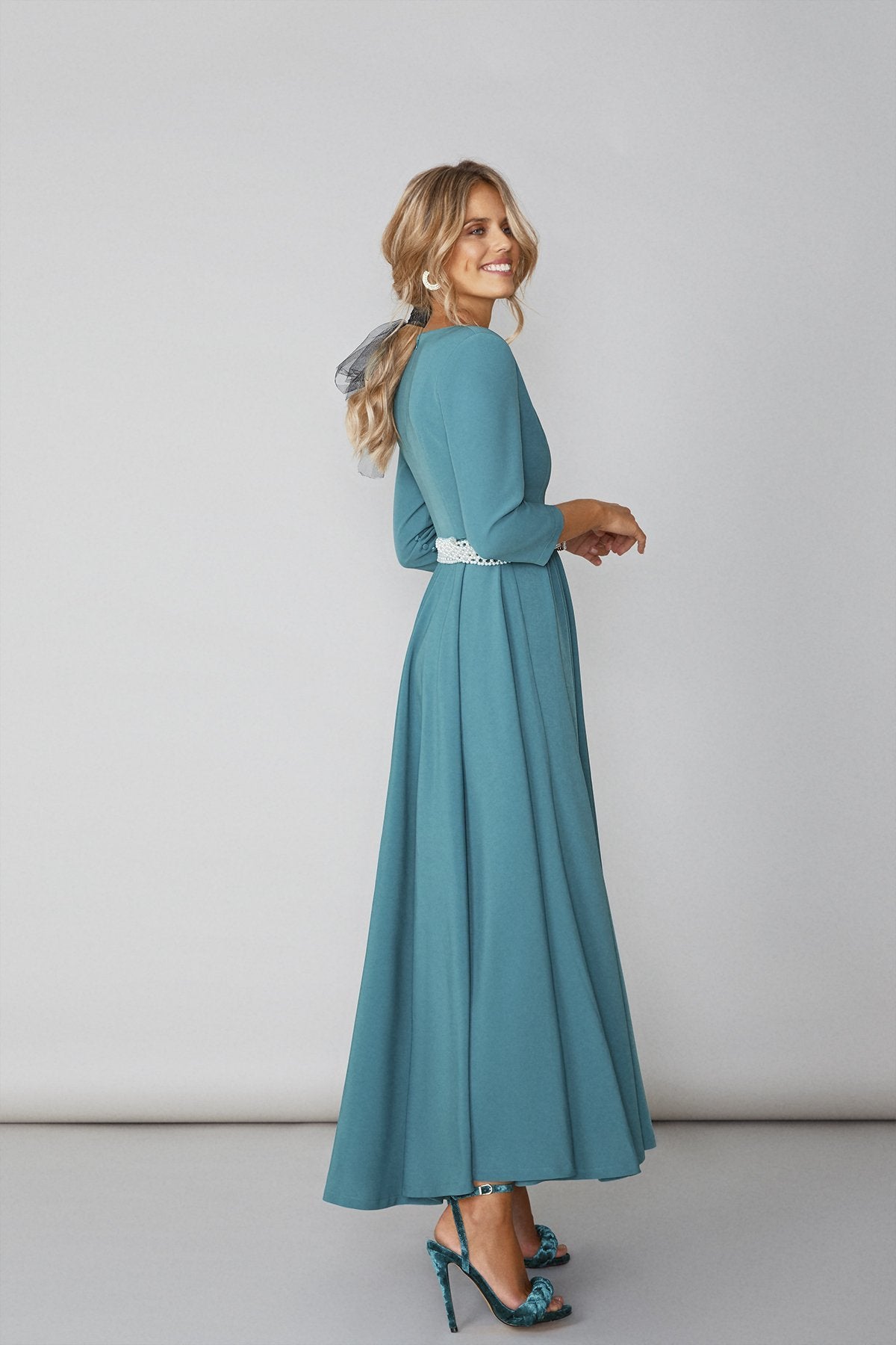Vestido Fiona Azul · Lady B · - Bruna