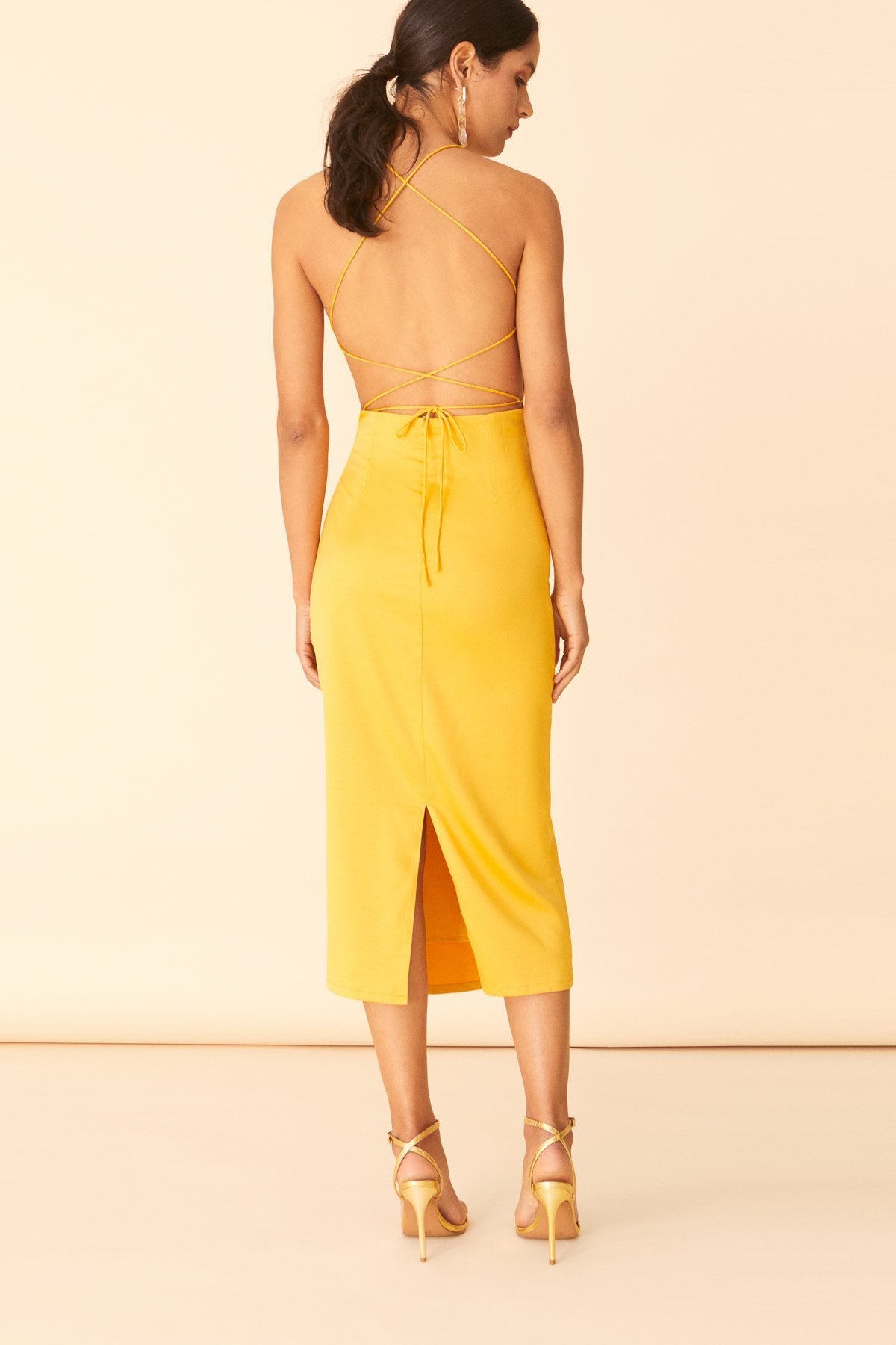 Vestido Isis Amarillo Mango · Ipanema · - Bruna
