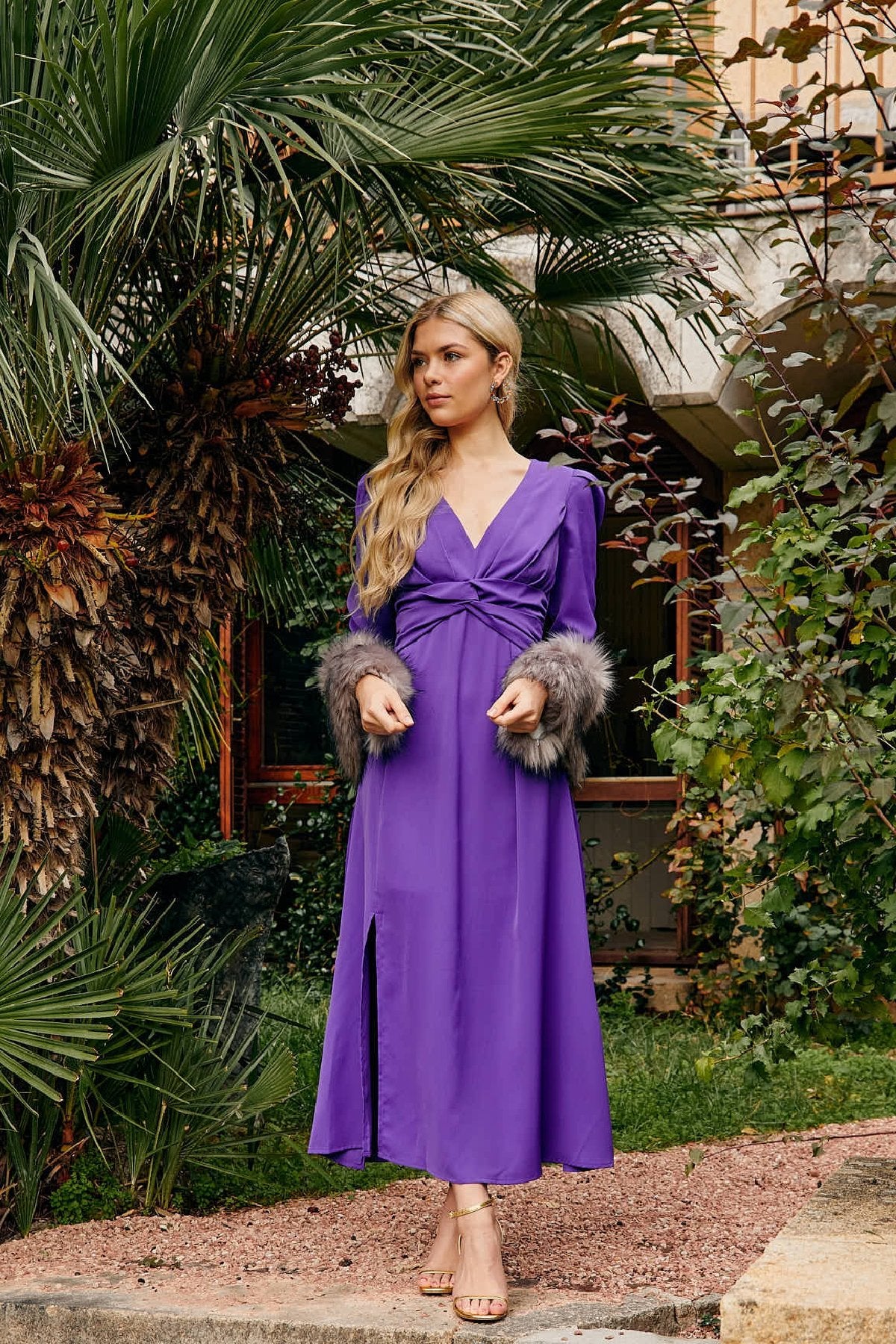 Vestido Oda Purple · Alegoria · - Bruna