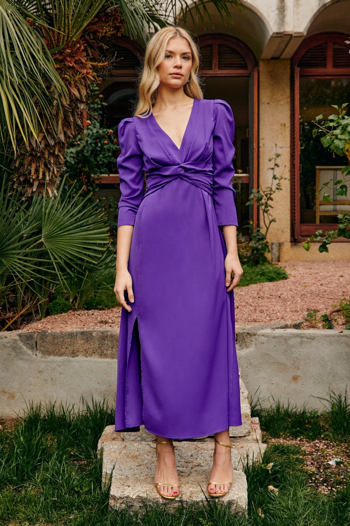 Vestido Oda Purple · Alegoria · - Bruna