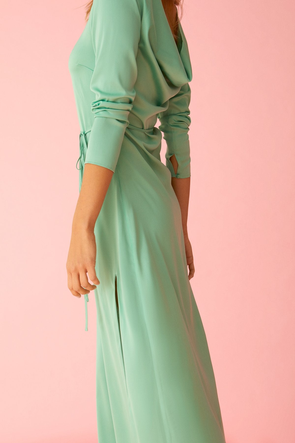 Vestido Zulay Verde · Pretty in Pink · - Bruna